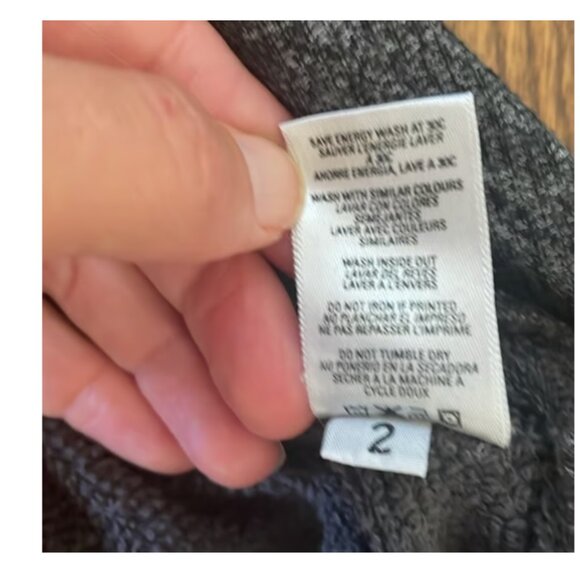 Sundry Dark Gray Heather Crewneck Pullover Sweatshirt - Size S (2) Cozy Shoulder - Picture 6 of 8